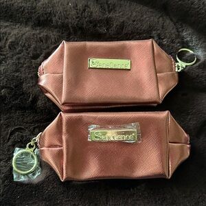 SeneGence Rust Cosmetic Bag Set